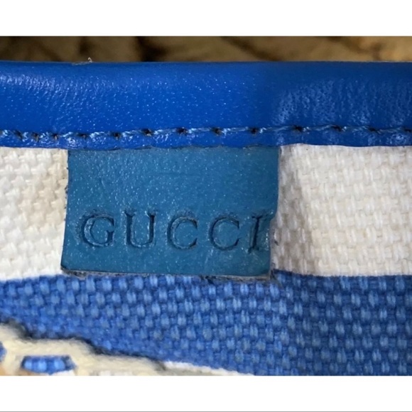 Gucci striped canvas embroidered espadrilles - Picture 10 of 15